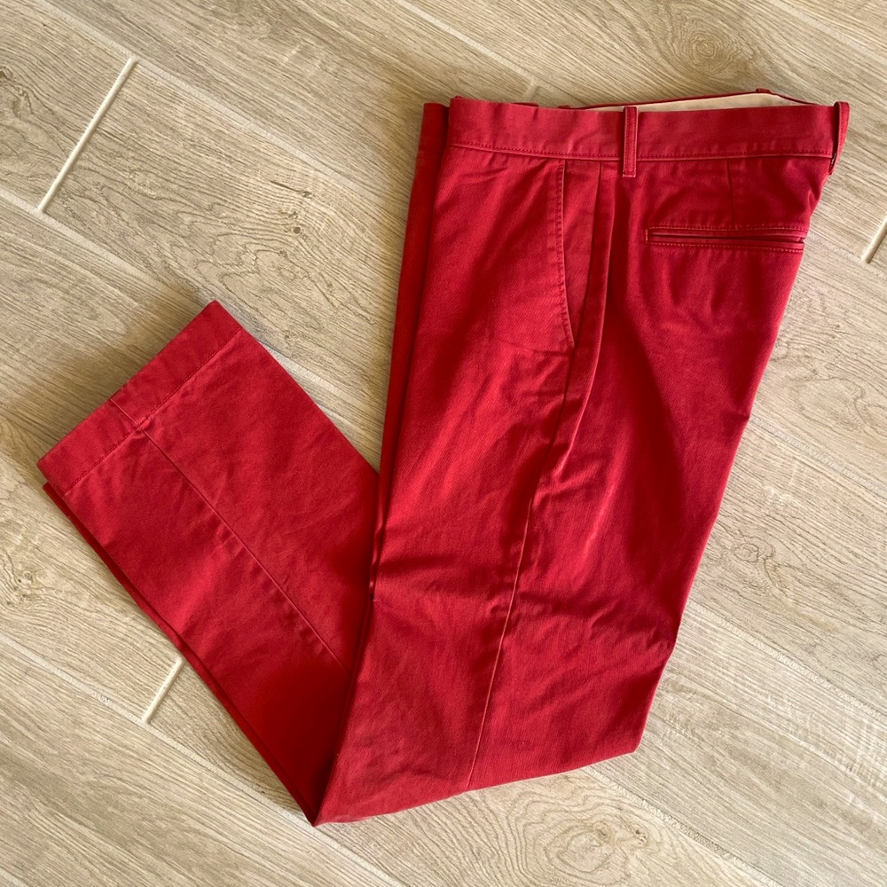 JCREW 32/30 Medium Red Chinos
